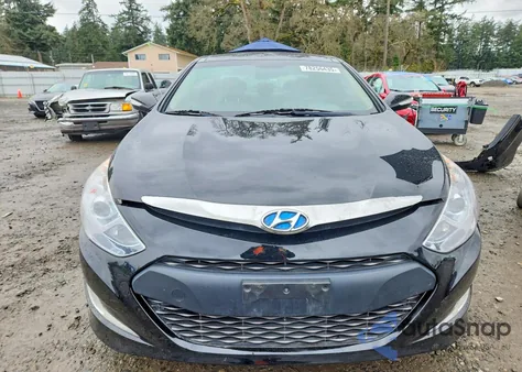 2015 Hyundai Sonata Hybrid Limited z USA, uszkodzony, nr VIN KMHEC4A45FA132420